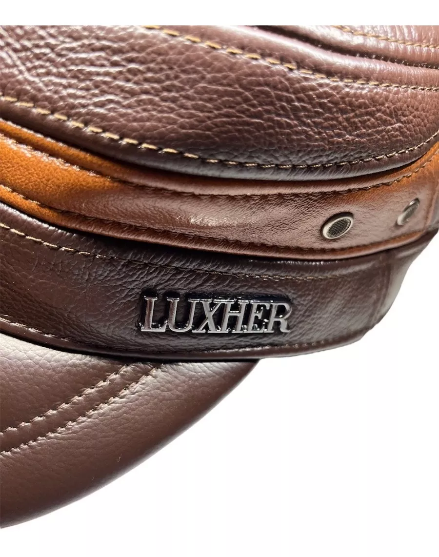 GORRO CUERO LUXHER JOCKEY GENUINO LUJO MOD. MOSCÚ - 4