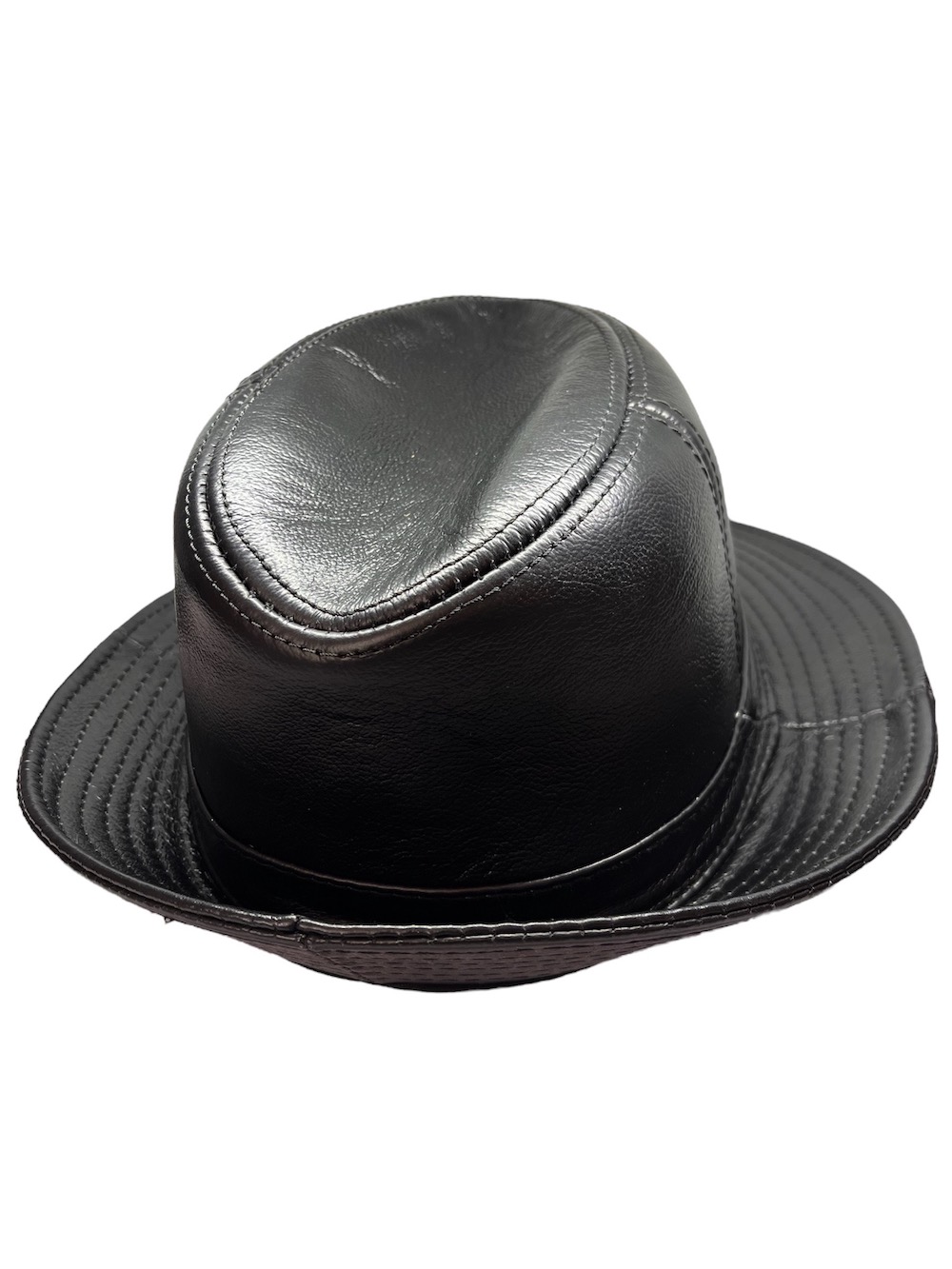 SOMBRERO CUERO LUXHER AMSTERDAM GENUINO GORRO LUJO MOD. ÁMSTERDAM - 2