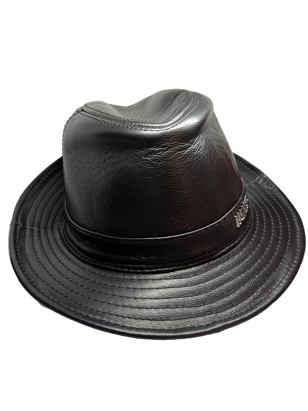 SOMBRERO CUERO LUXHER AMSTERDAM GENUINO GORRO LUJO MOD. ÁMSTERDAM - 4