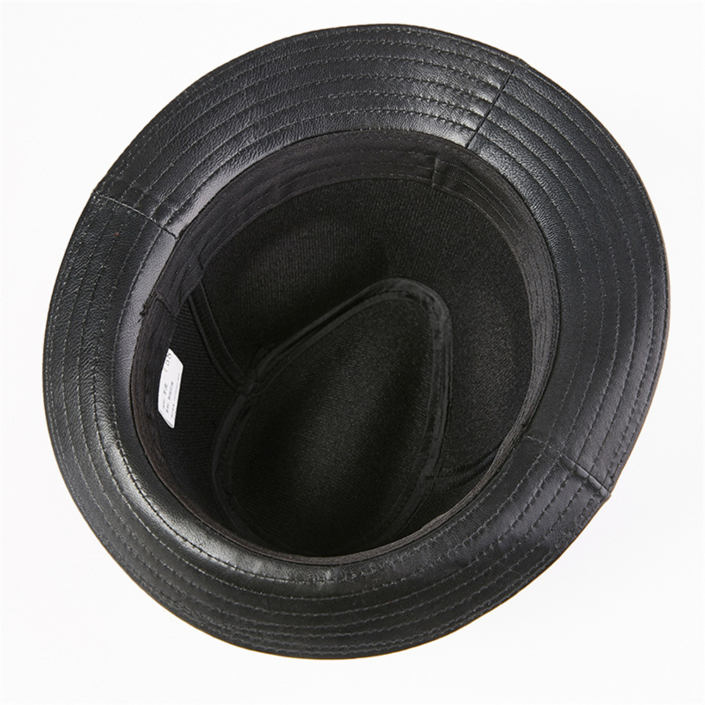 SOMBRERO CUERO LUXHER AMSTERDAM GENUINO GORRO LUJO MOD. ÁMSTERDAM - 5