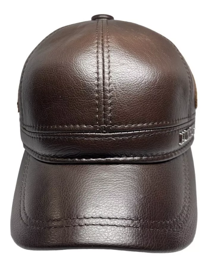 GORRO CUERO LUXHER JOCKEY GENUINO LUJO MOD. OSLO - 3