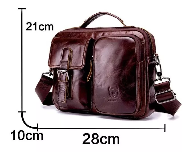 BOLSO/BANDOLERA CUERO GENUINO BULL CAPTAIN MOD. DIZZ - 2