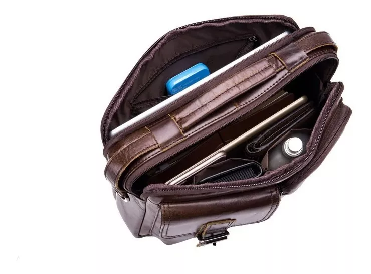 BOLSO/BANDOLERA CUERO GENUINO BULL CAPTAIN MOD. DIZZ - 4