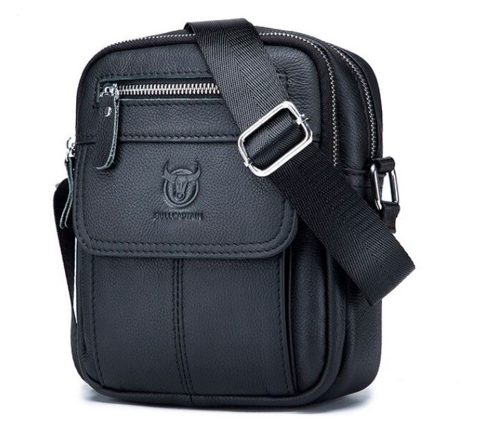 BOLSO/BANDOLERA HOMBRE CUERO GENUINO BULL CAPTAIN MOD. DEEV - 1