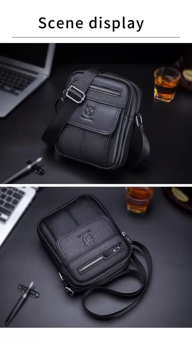 BOLSO/BANDOLERA HOMBRE CUERO GENUINO BULL CAPTAIN MOD. DEEV - 4