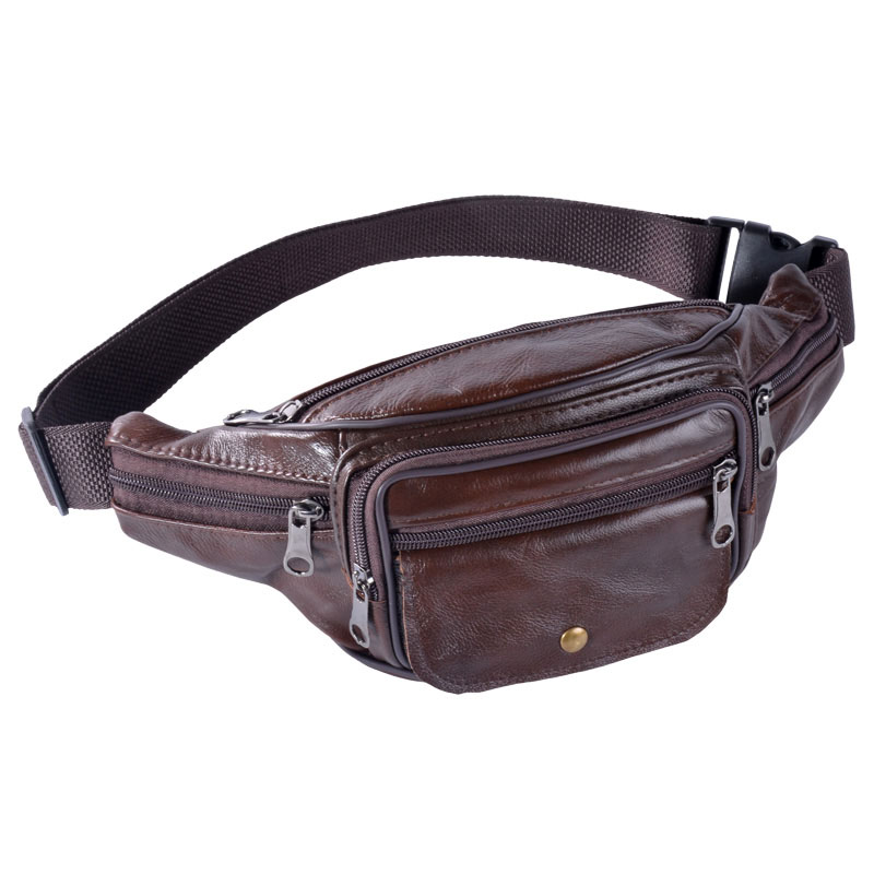 BANANO RIÑONERA AMPLIA CUERO GENUINO UNISEX MOD. PUNTO - 1