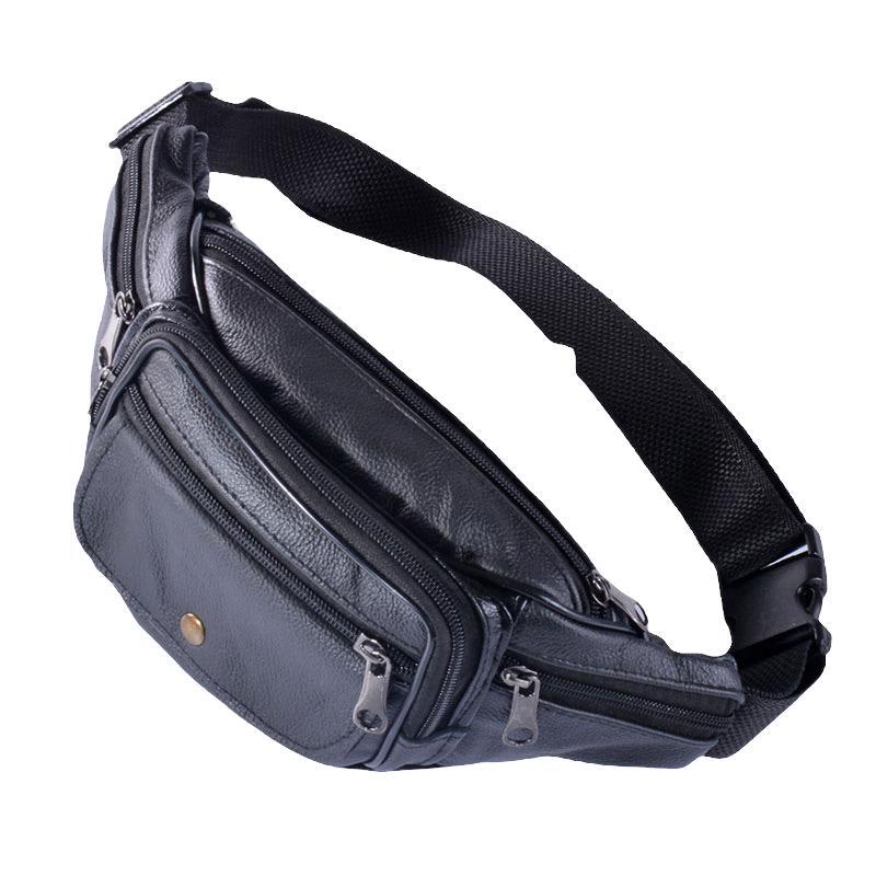 BANANO RIÑONERA AMPLIA CUERO GENUINO UNISEX MOD. PUNTO - 1