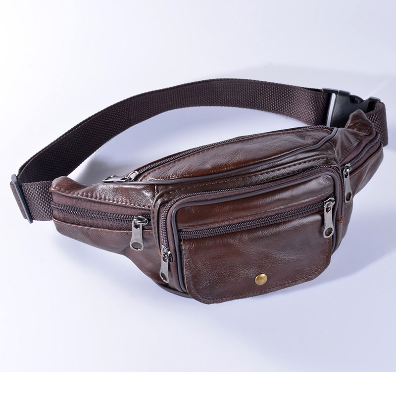 BANANO RIÑONERA AMPLIA CUERO GENUINO UNISEX MOD. PUNTO - 2