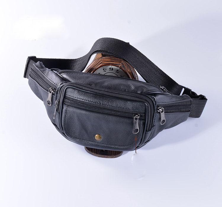 BANANO RIÑONERA AMPLIA CUERO GENUINO UNISEX MOD. PUNTO - 2
