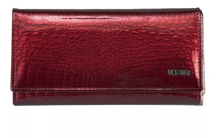 BILLETERA LARGA MUJER CUERO GENUINO VICKAWEB MOD. ITALY - 1