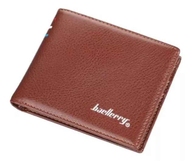 BILLETERA HOMBRE DE CUERO PU BAELLERRY MOD. SQUARE - 1