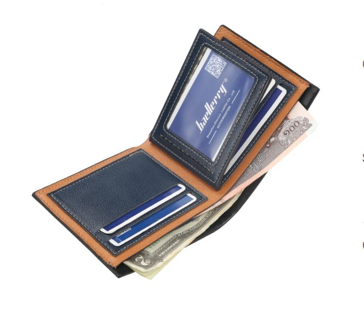 BILLETERA HOMBRE DE CUERO PU BAELLERRY MOD. LINE - 6