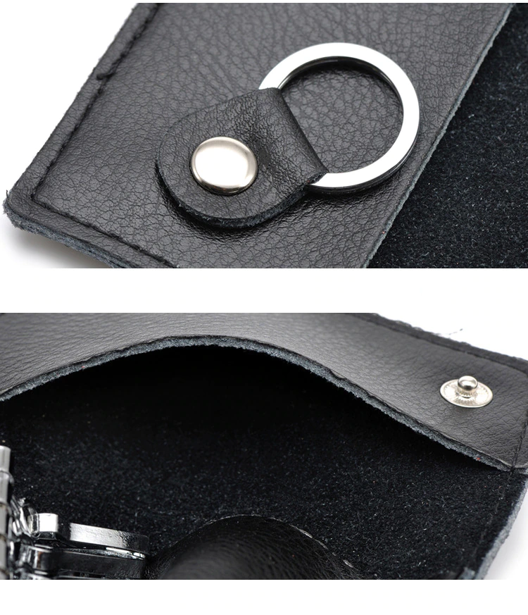 ESTUCHE PORTALLAVES ELEGANTE LLAVERO CUERO GENUINO MOD. LISS - 4