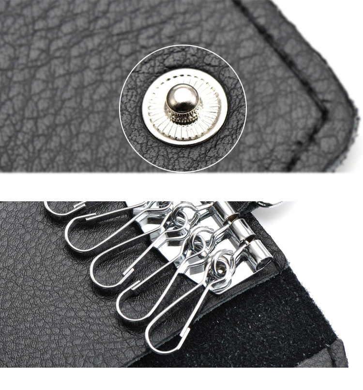 ESTUCHE PORTALLAVES ELEGANTE LLAVERO CUERO GENUINO MOD. LISS - 5
