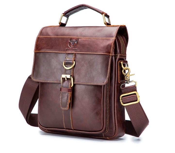 BOLSO/BANDOLERA HOMBRE CUERO GENUINO BULL CAPTAIN MOD. LAND - 1