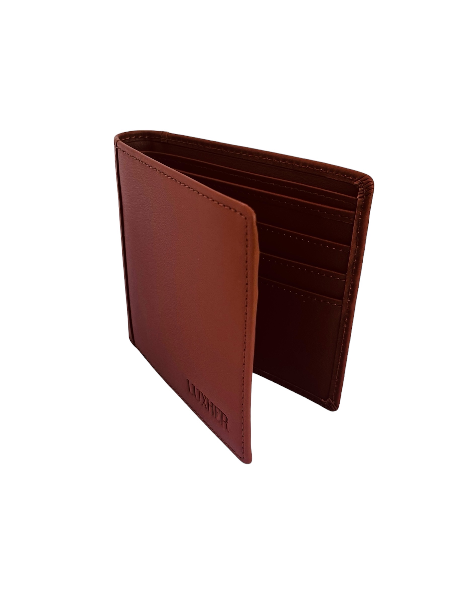 BILLETERA CUERO GENUINO LUJO ANTI-CLONACIÓN LUXHER CLÁSICO - 4