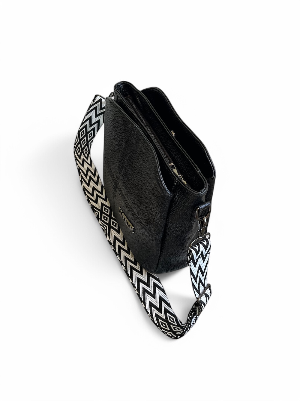 CARTERA BANDOLERA LUXHER MODA ELEGANTE ECO CUERO MOD. LIMA - 2