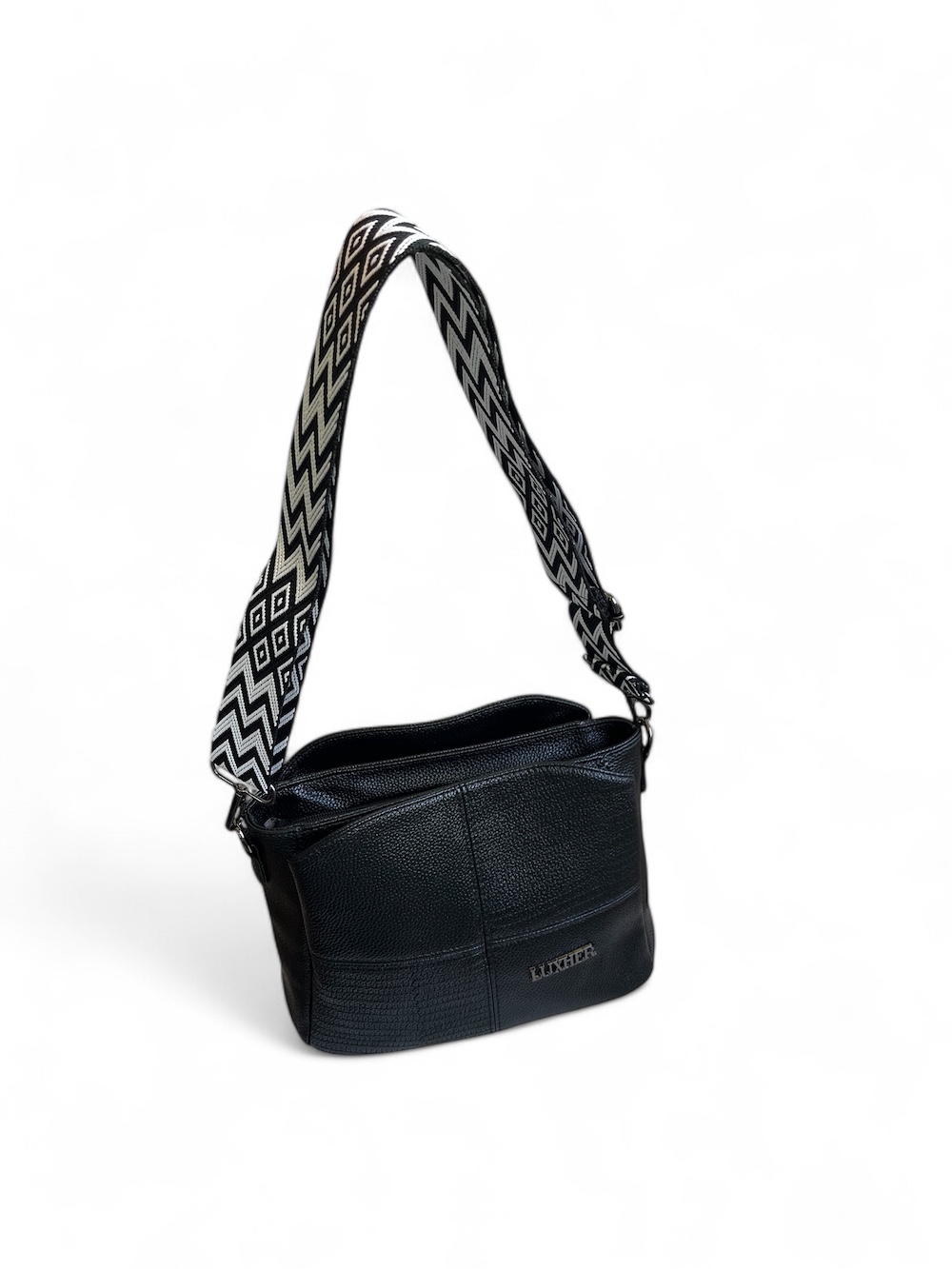CARTERA BANDOLERA LUXHER MODA ELEGANTE ECO CUERO MOD. LIMA - 4