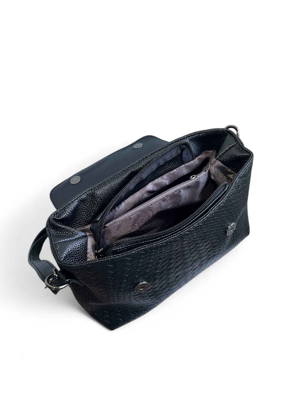 CARTERA BANDOLERA ELEGANTE LUXHER MODA ECO CUERO MOD. PRAGA - 2