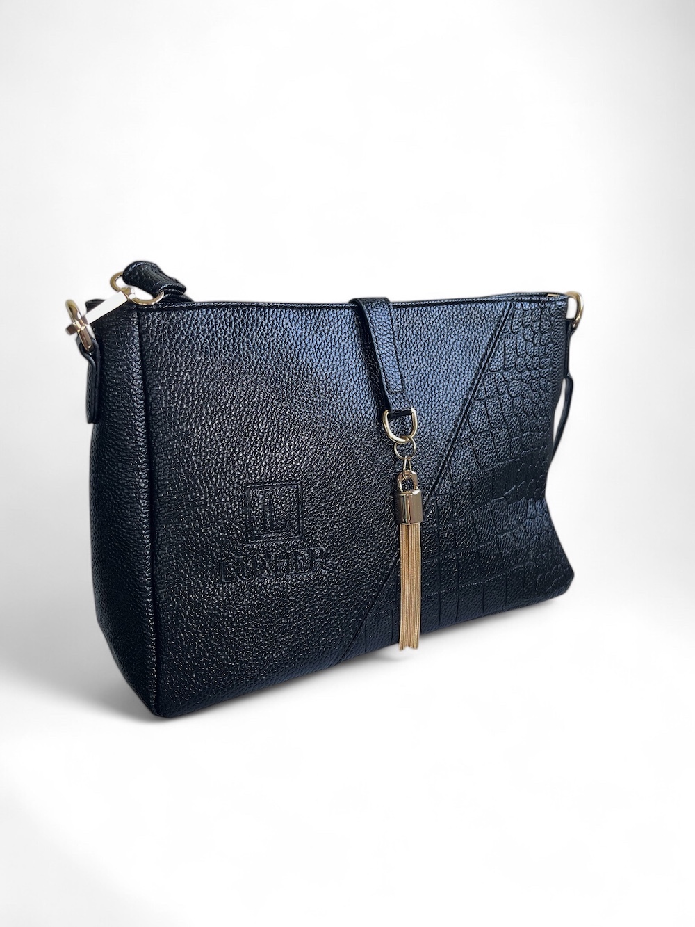 CARTERA BANDOLERA LUXHER MODA ELEGANTE ECO CUERO MOD. LONDRES - 3