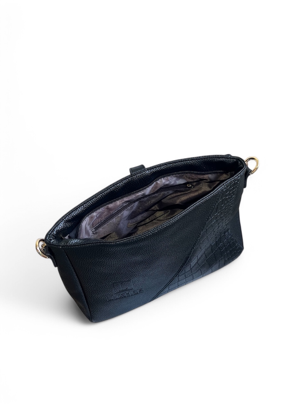 CARTERA BANDOLERA LUXHER MODA ELEGANTE ECO CUERO MOD. LONDRES - 4