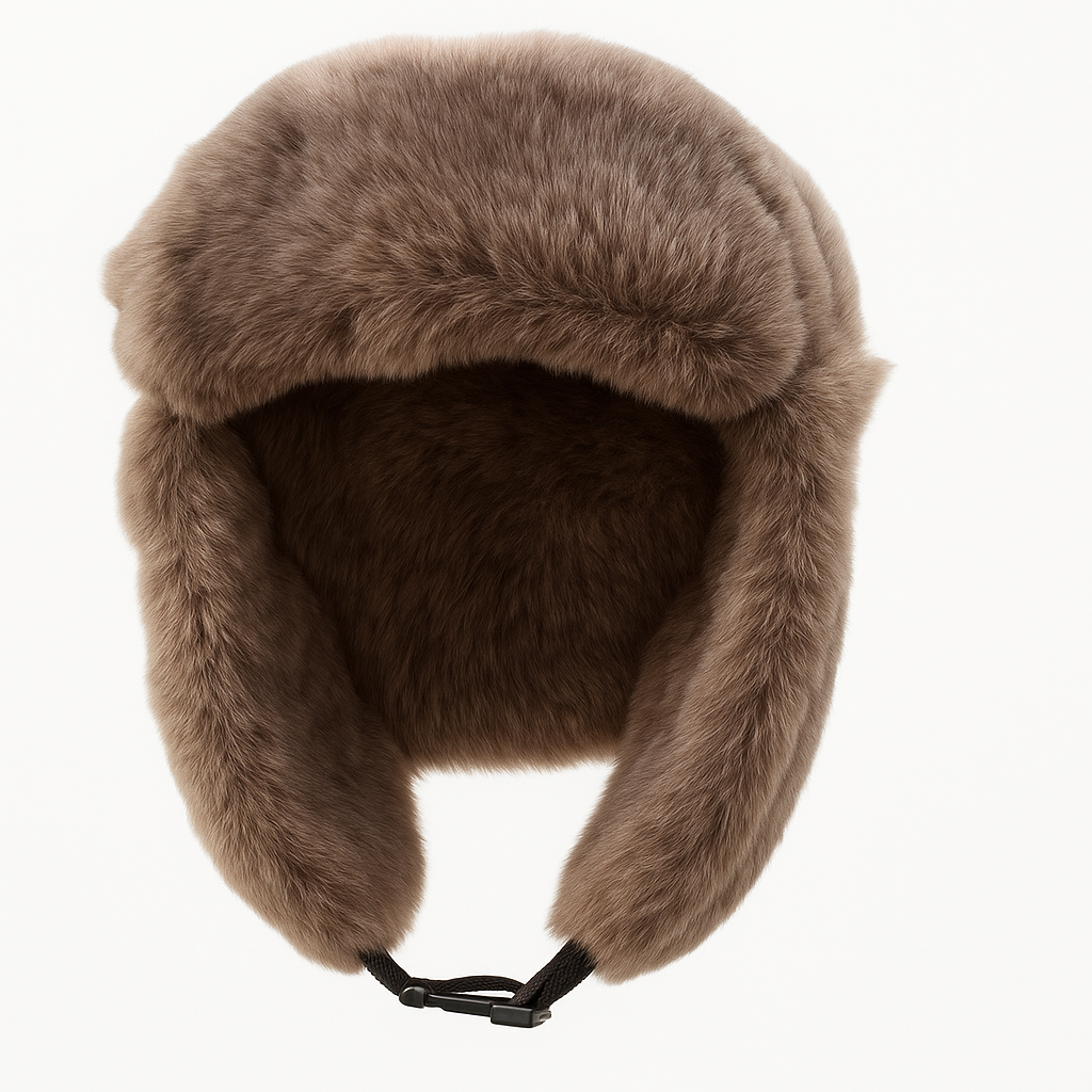 GORRO RUSO LUXHER INVIERNO ECO CUERO UNISEX MOD. BOREAL - 5