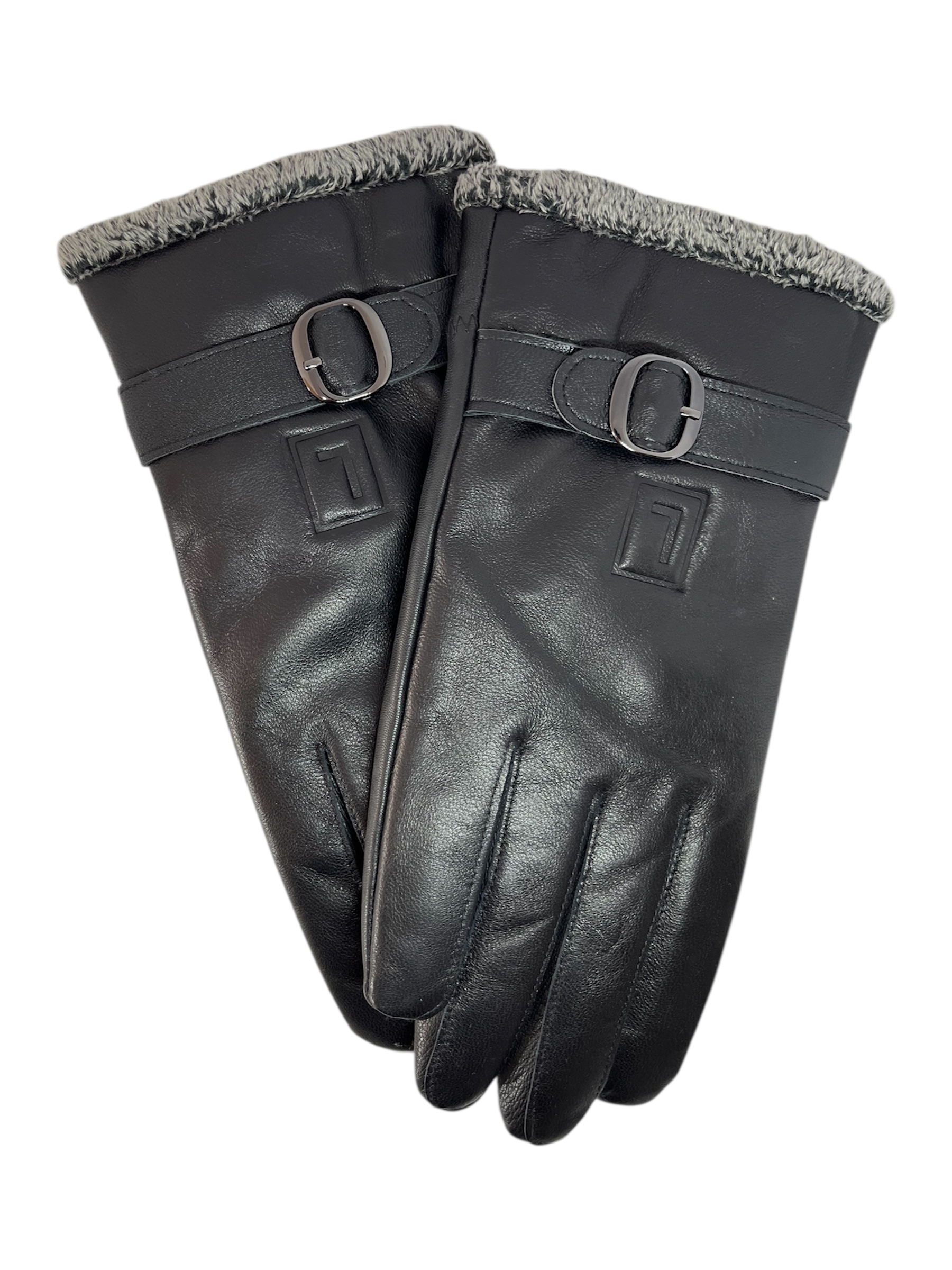 GUANTES INVIERNO LUXHER HOMBRE CUERO DE OVEJA MOD OBSIDIAN - 7