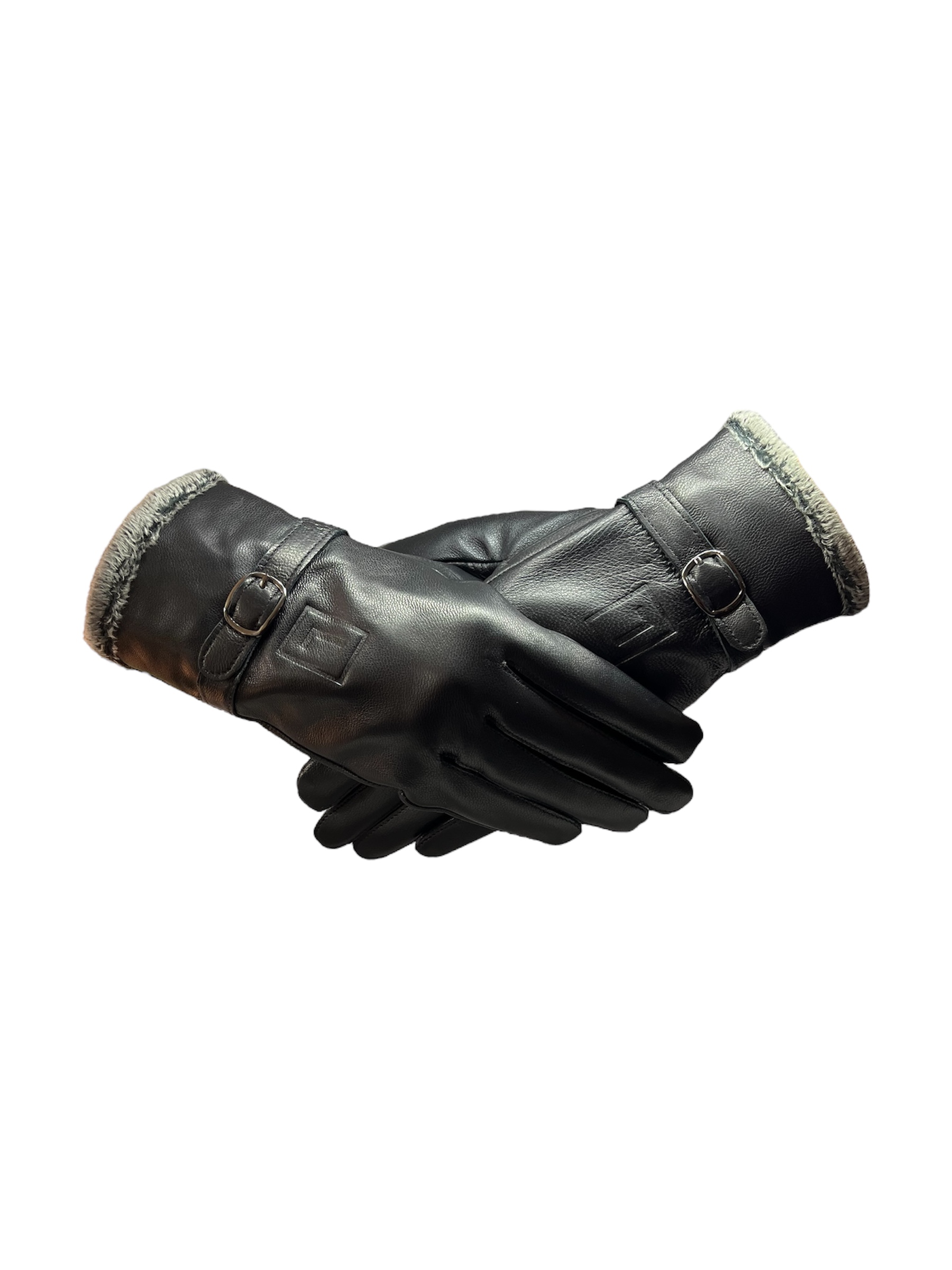 GUANTES INVIERNO LUXHER MUJER CUERO PIEL DE OVEJA MOD EBANO - 1
