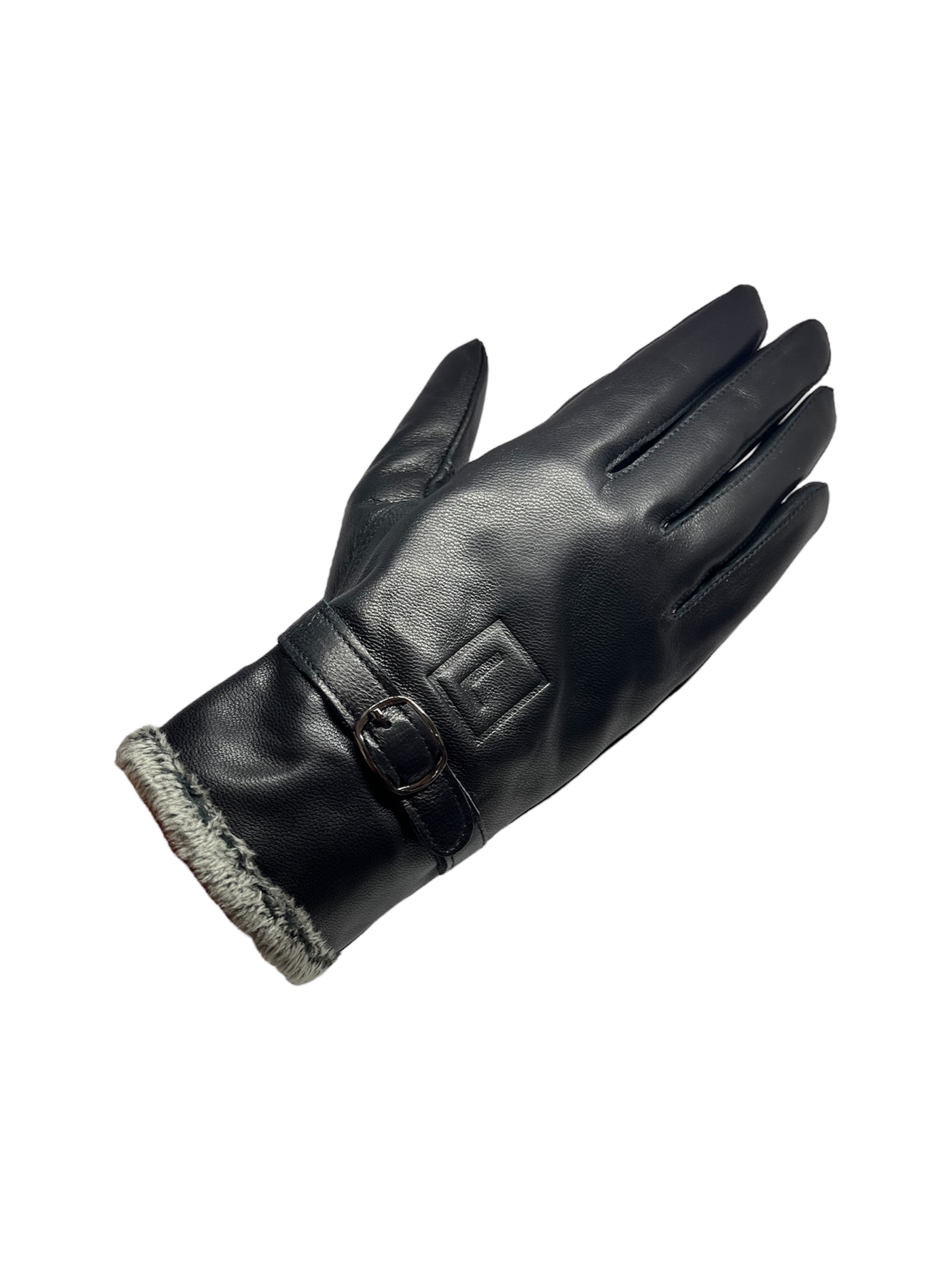 GUANTES INVIERNO LUXHER MUJER CUERO PIEL DE OVEJA MOD EBANO - 2