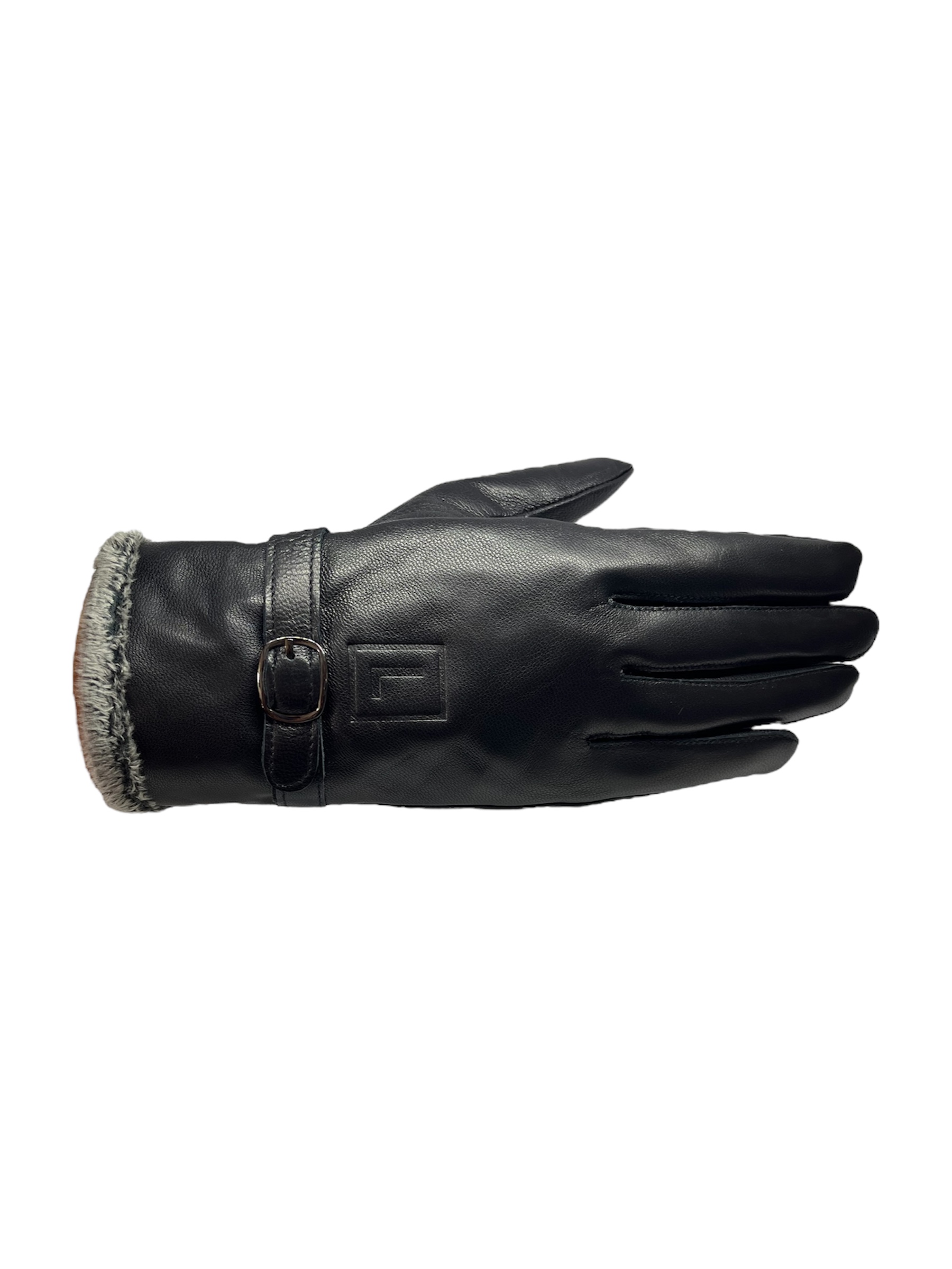 GUANTES INVIERNO LUXHER MUJER CUERO PIEL DE OVEJA MOD EBANO - 4