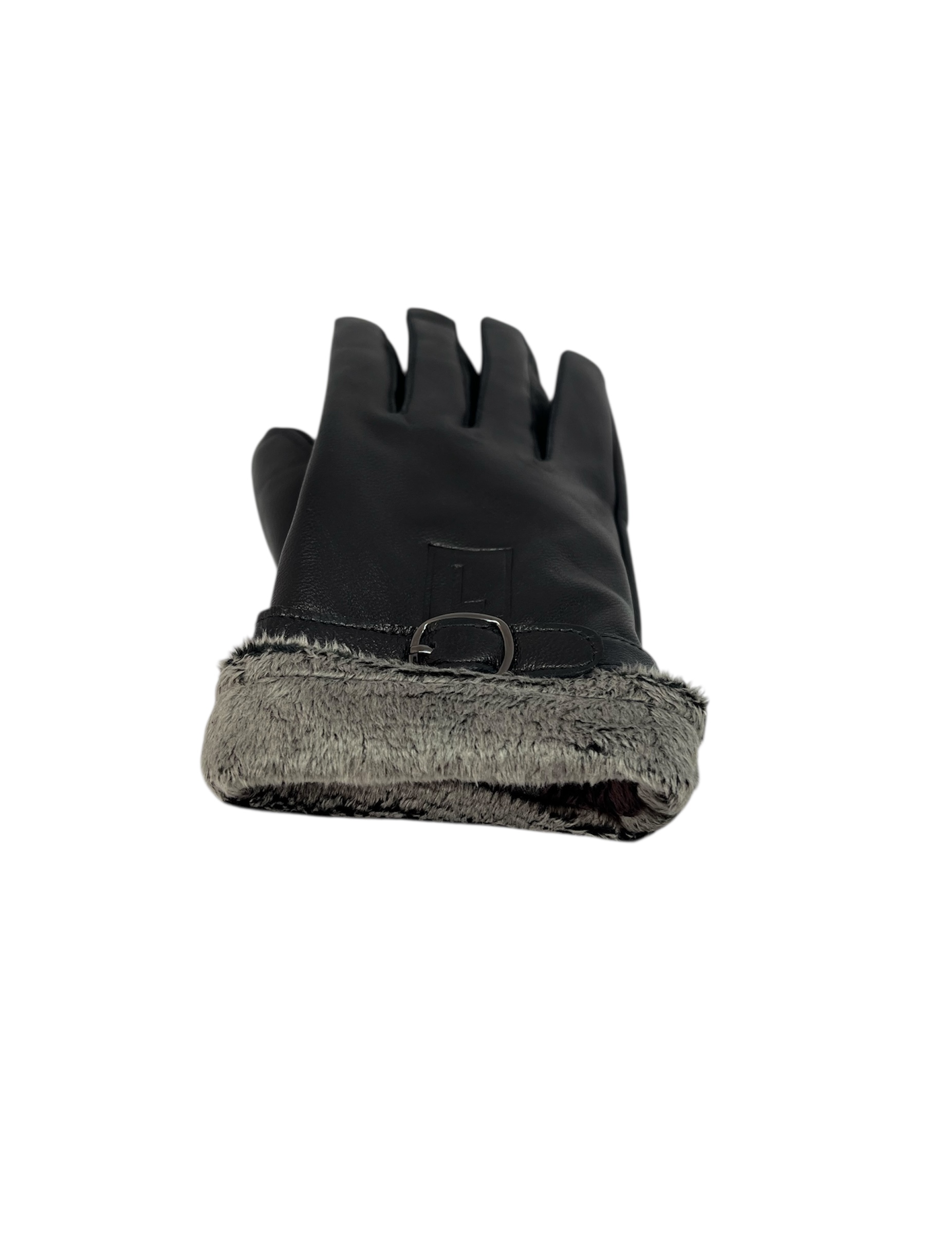 GUANTES INVIERNO LUXHER MUJER CUERO PIEL DE OVEJA MOD EBANO - 5