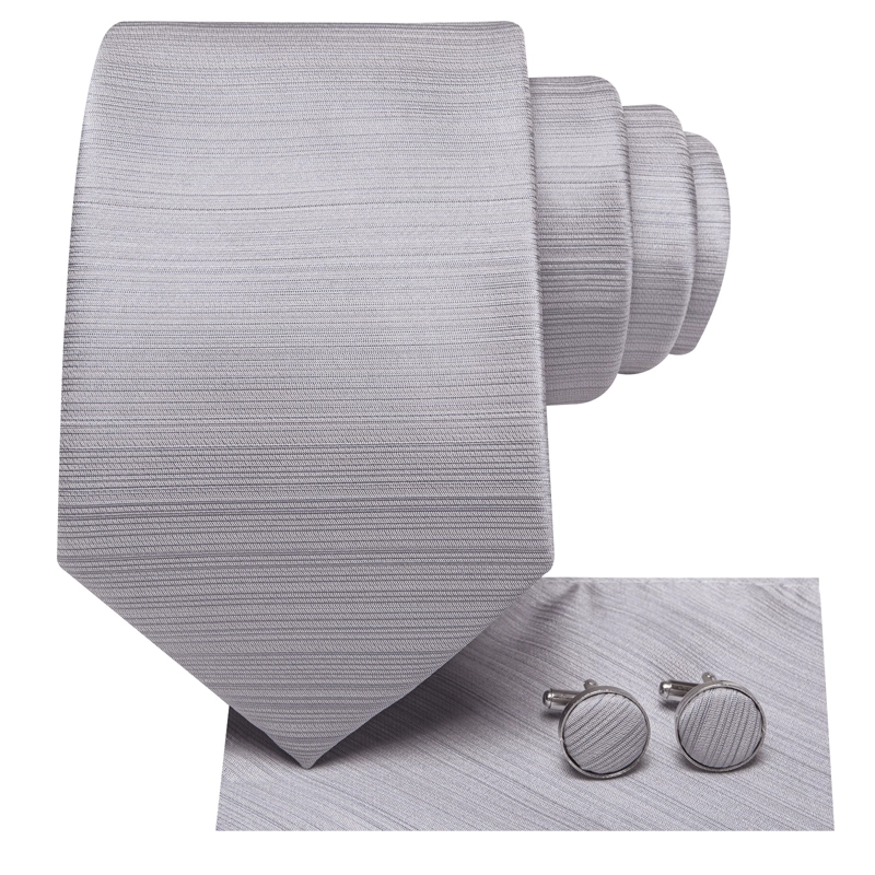 SET DE CORBATA, PAÑUELO Y COLLERAS DE SEDA LUJO LUXHER MOD JASPER - 4