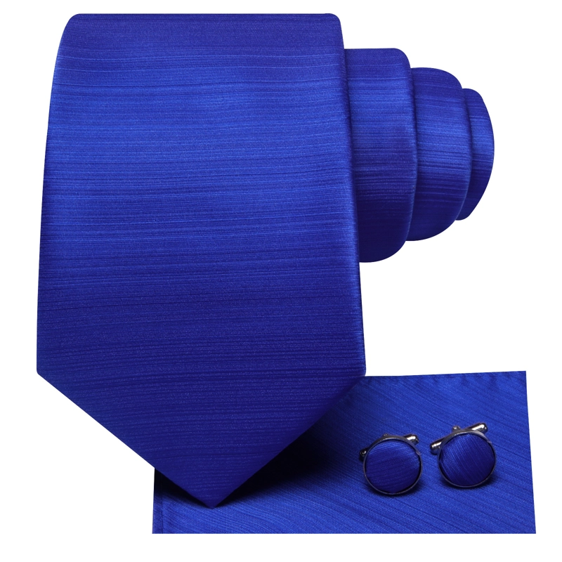 SET DE CORBATA, PAÑUELO Y COLLERAS DE SEDA LUJO LUXHER MOD JASPER - 4