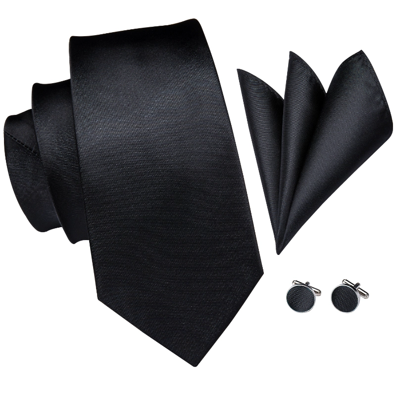 SET CORBATA, PAÑUELO Y COLLERAS SEDA LUJO LUXHER MOD ELEGANCE - 7