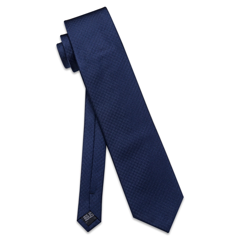 SET CORBATA, PAÑUELO Y COLLERAS SEDA LUJO LUXHER MOD ELEGANCE - 7