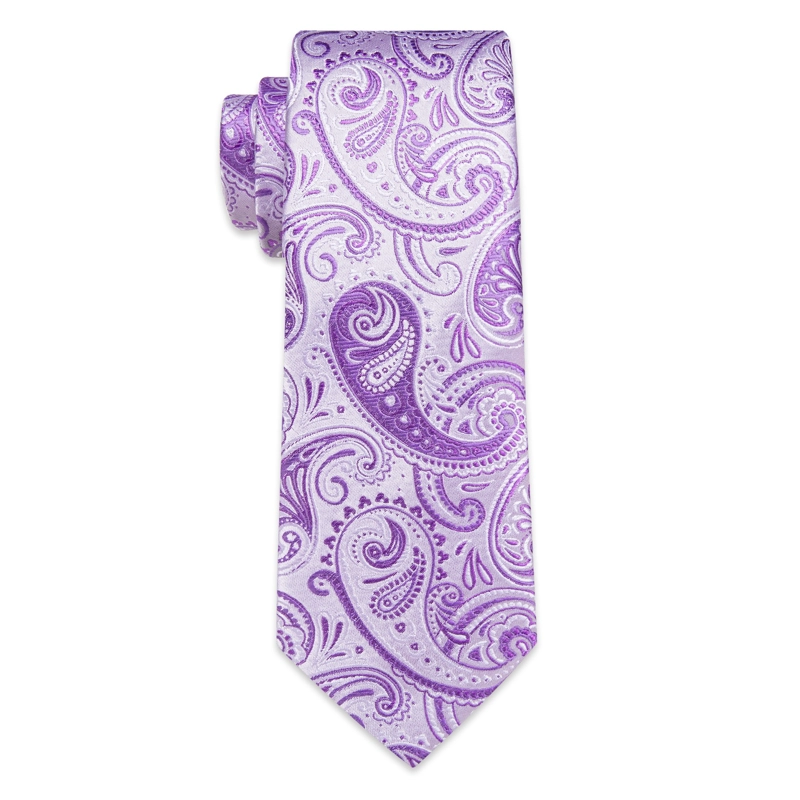SET DE CORBATA, PAÑUELO Y COLLERAS DE SEDA LUJO LUXHER MOD FLORAL - 7