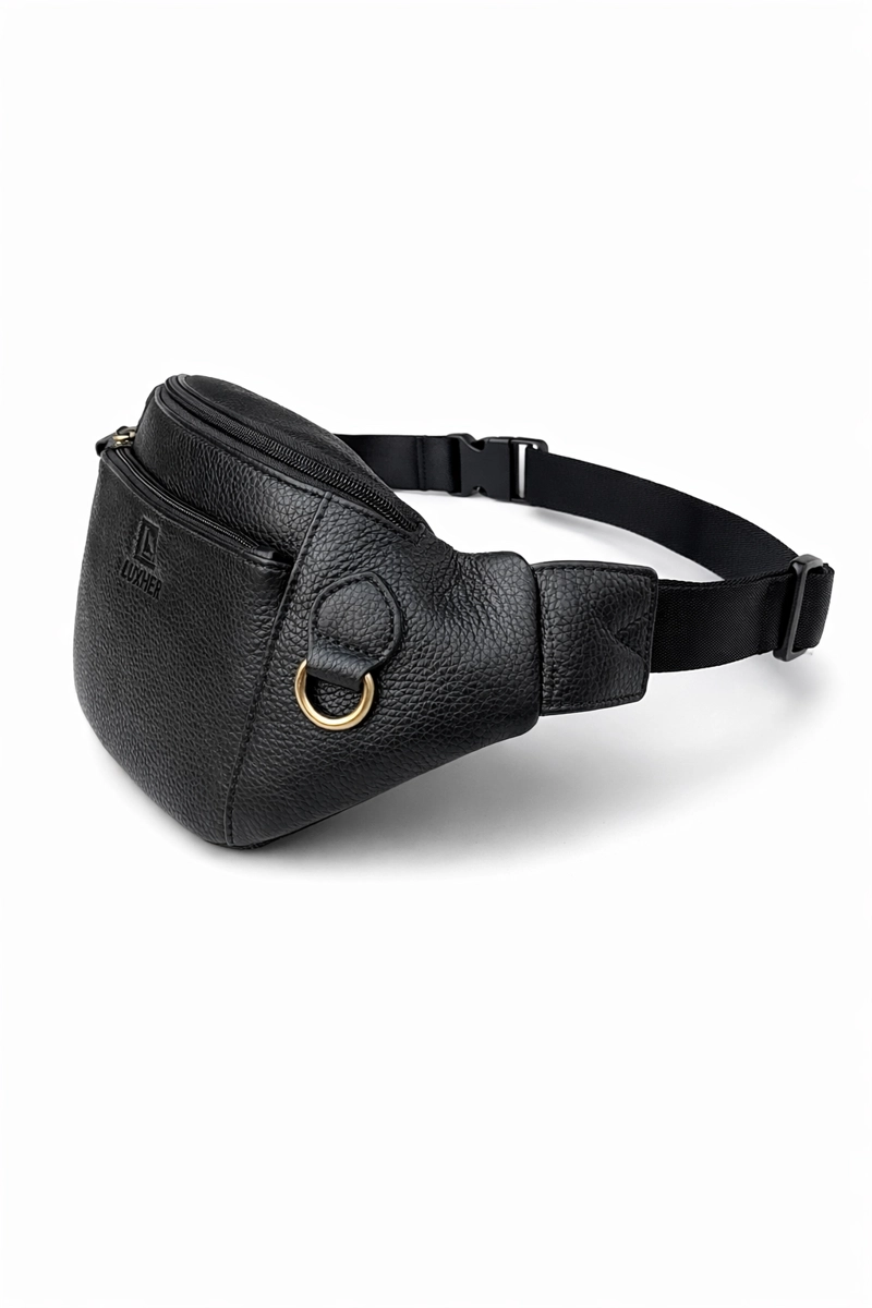 BANANO RIÑONERA CUERO GENUINO PREMIUM LUXHER UNISEX MOD ROBLE - 3