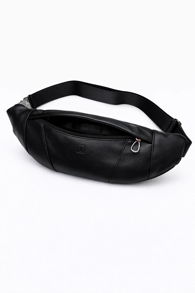 BANANO RIÑONERA DE CUERO GENUINO PREMIUM LUXHER UNISEX MOD. CEDRO - 2