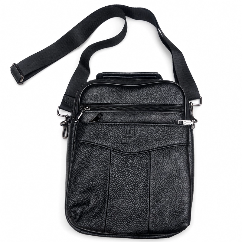 BOLSO BANDOLERA CUERO GENUINO PREMIUM LUXHER MODELO ATLAS - 4