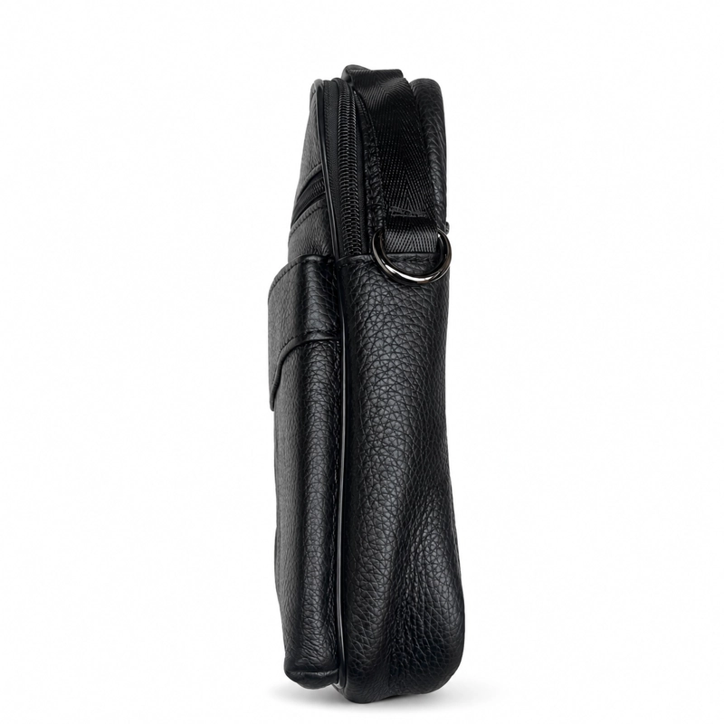 BOLSO BANDOLERA CUERO GENUINO PREMIUM LUXHER MODELO ATLAS - 5