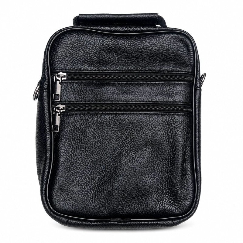 BOLSO BANDOLERA CUERO GENUINO PREMIUM LUXHER MODELO ATLAS - 6