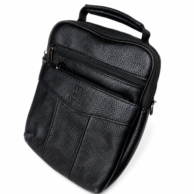 BOLSO BANDOLERA CUERO GENUINO PREMIUM LUXHER MODELO ATLAS - 8