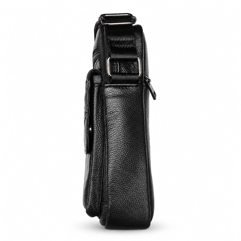 BOLSO BANDOLERA HOMBRE CUERO GENUINO LUJO LUXHER MOD. ORION - 4