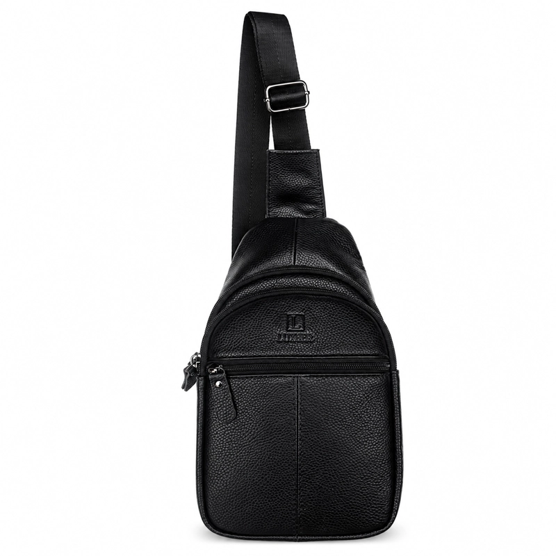 BOLSO BANDOLERA ELEGANTE CUERO GENUINO LUXHER MODELO CENIT - 1