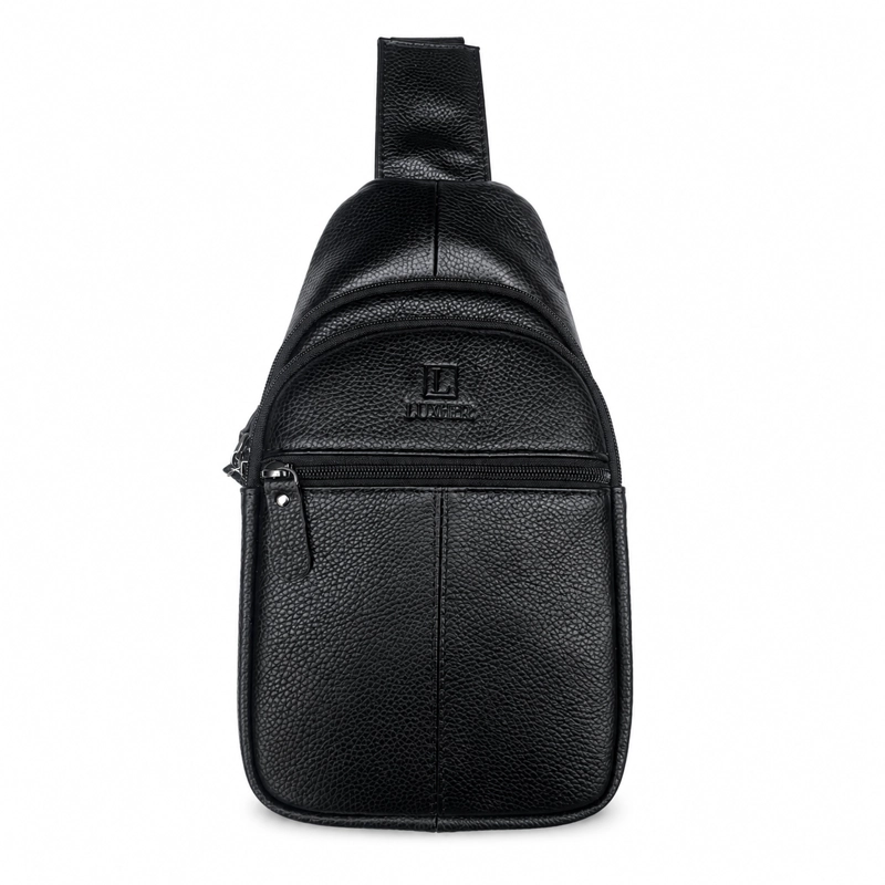 BOLSO BANDOLERA ELEGANTE CUERO GENUINO LUXHER MODELO CENIT - 4