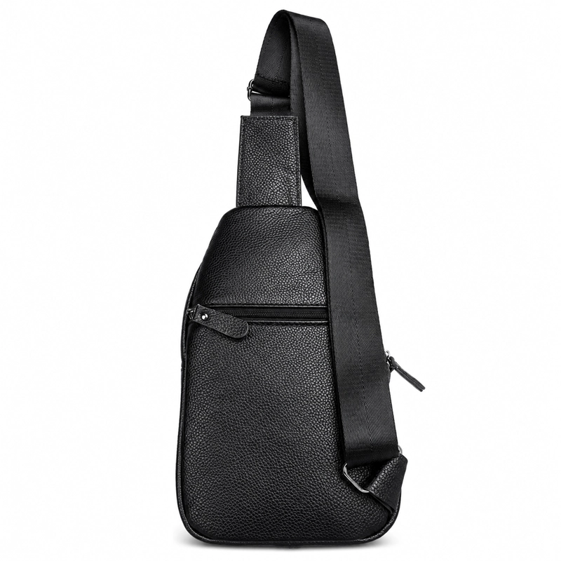 BOLSO BANDOLERA ELEGANTE CUERO GENUINO LUXHER MODELO CENIT - 5