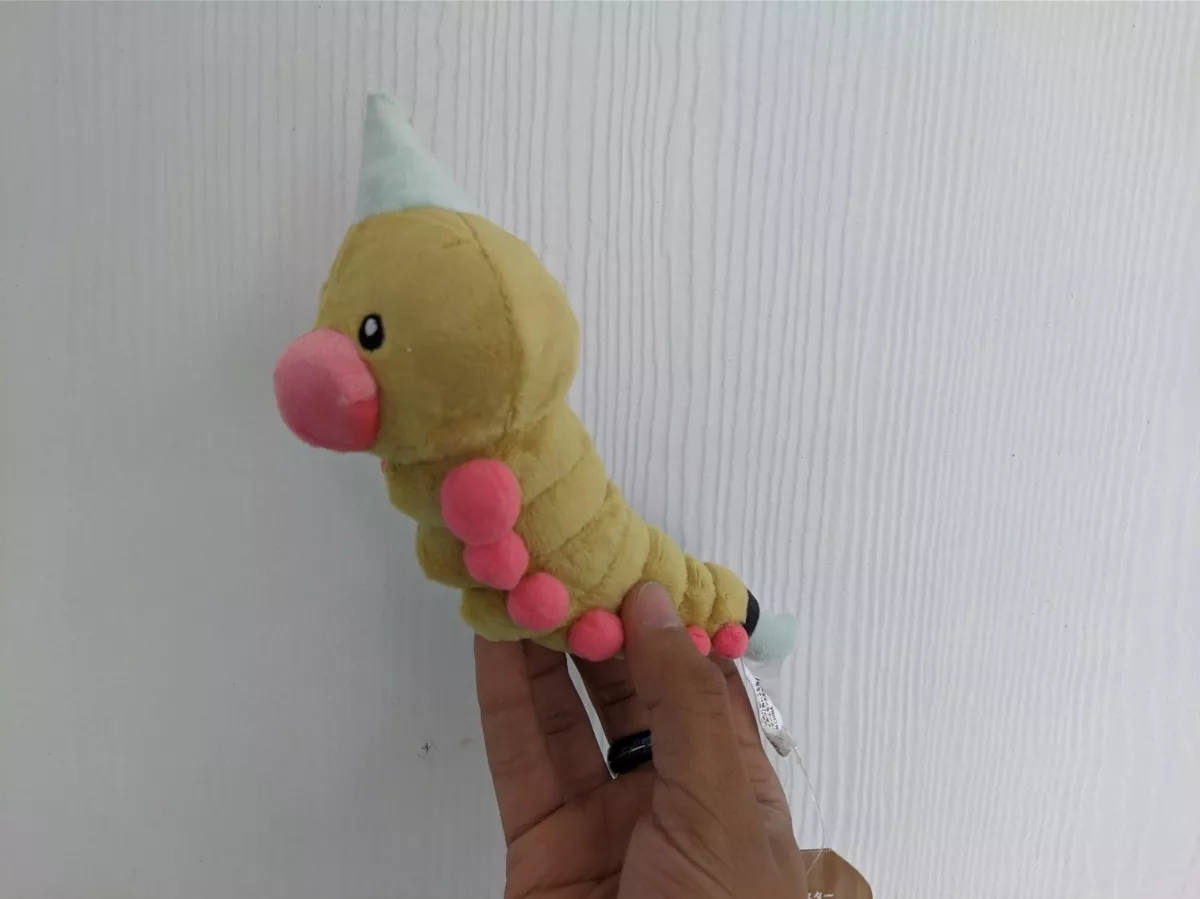 Peluche Caterpie E Weedle 16-19 Cm &ndash; Regalo Di Natale PKM &ndash; DUODUOBAO