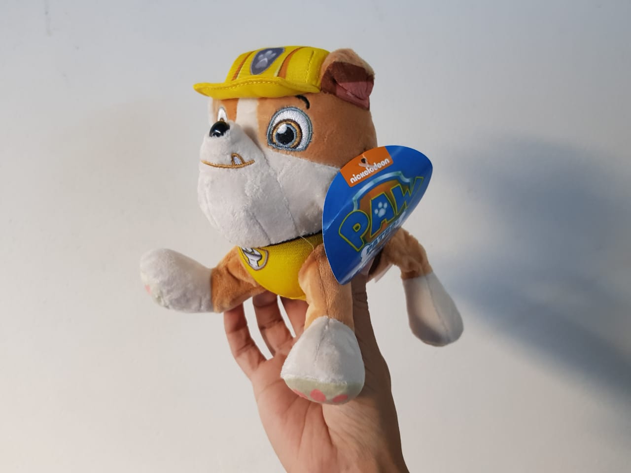 Peluche Rubble De Patrulla Canina – 15 Cm De GUND, Súper Suave Y Lavable, Para Bebés De 1 Año En Adelante