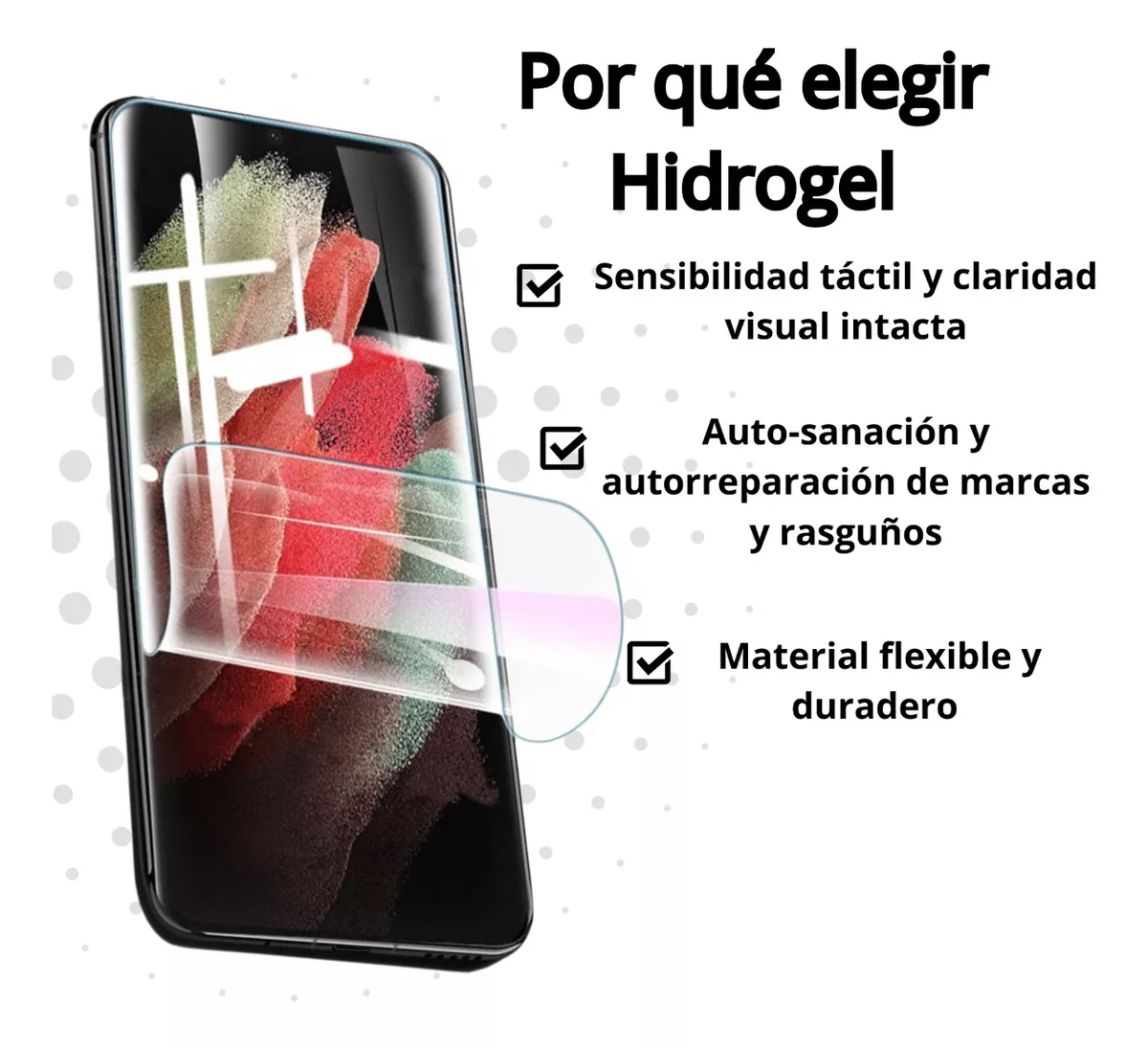 SAMSUNG GALAXY S20 FE LÁMINA HIDROGEL FULL PEGAMENTO - 5