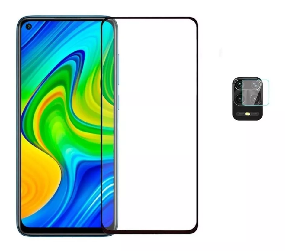 XIAOMI REDMI NOTE 9 VIDRIO TEMPLADO CÁMARA +PANTALLA - 1